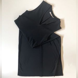 90s Vintage Lycra Normcore Midi Dress